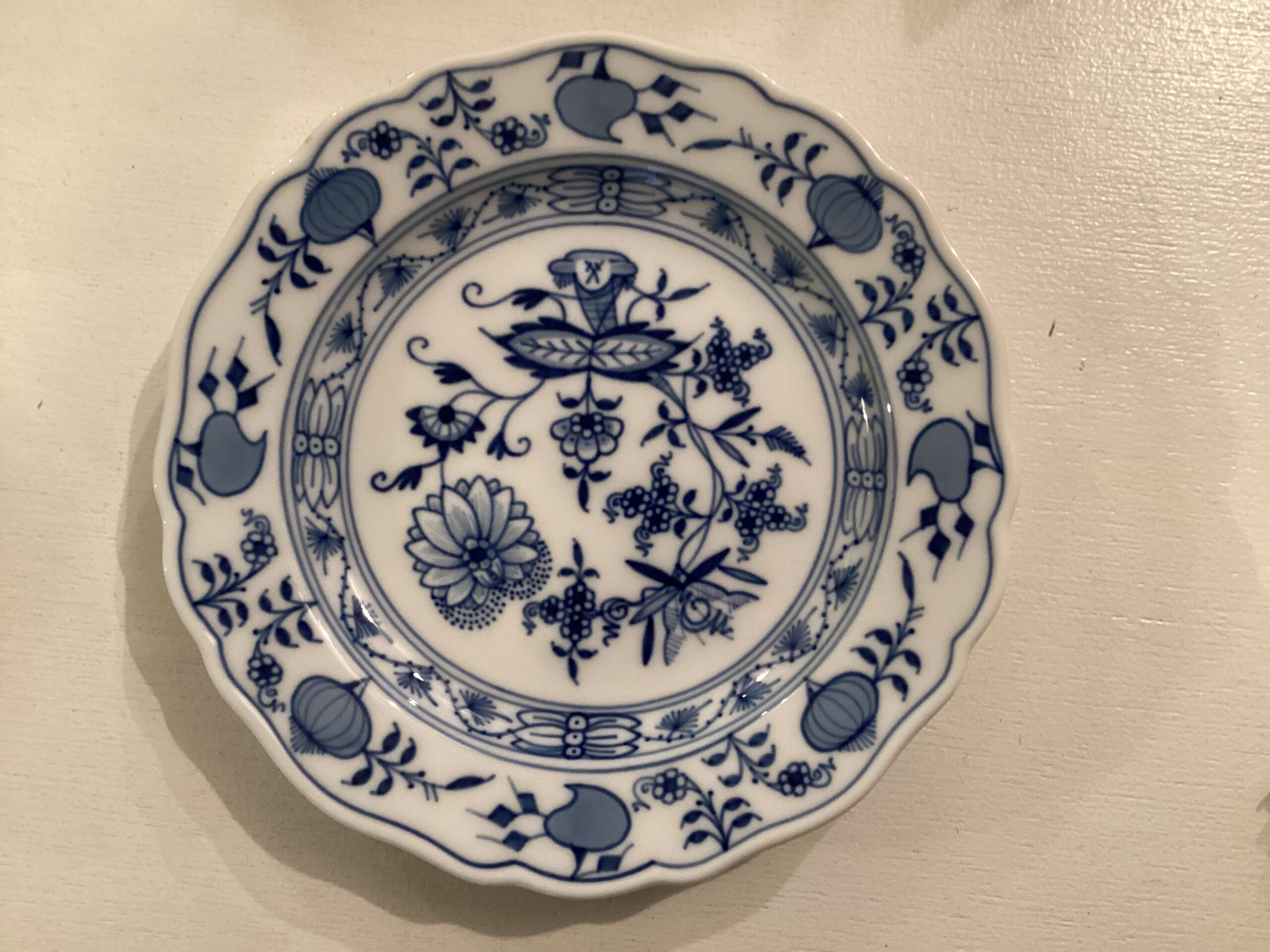 マイセン　ブルーオニオン　プレート　18cm  　ドイツ　